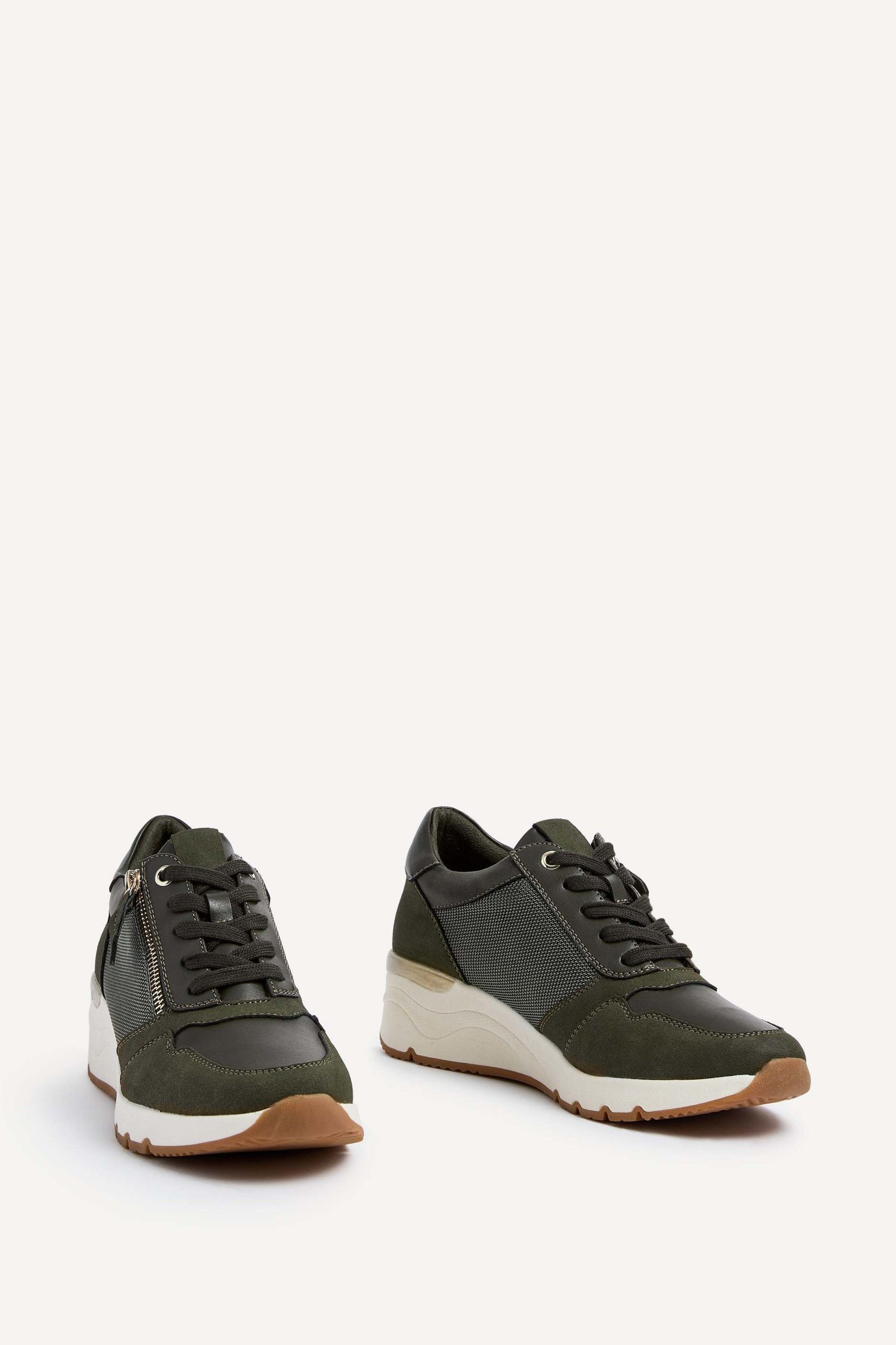 Linzi Luca Khaki Wedge Trainer image 3