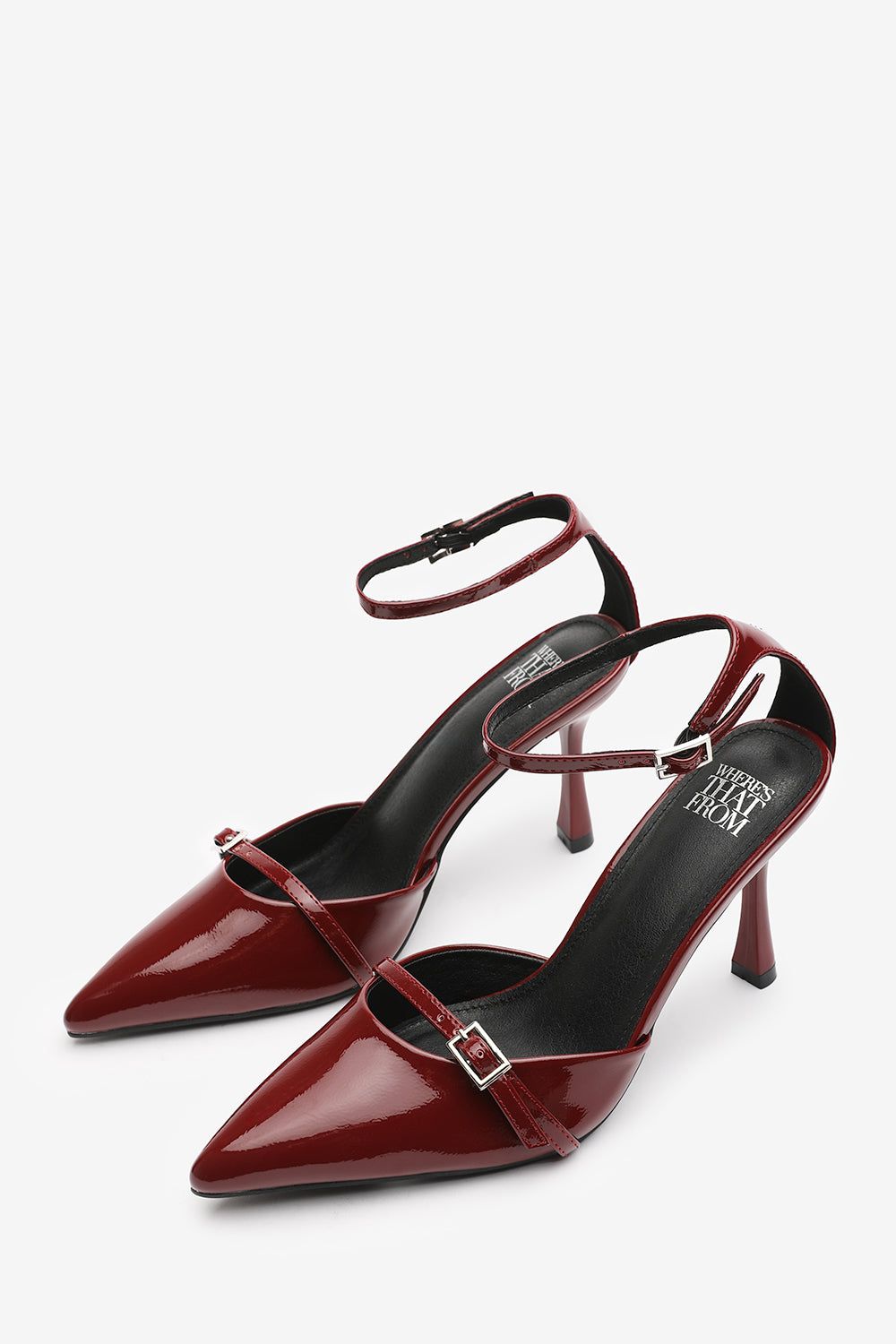 Where's That From 'Katherine' Strappy Pointed Toe High Heels image 3