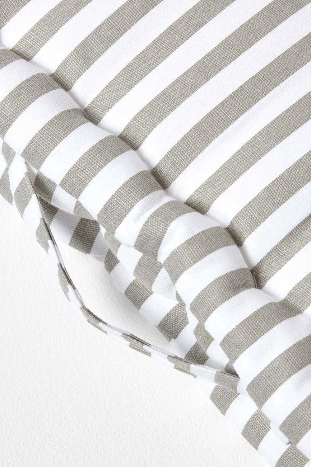 Homescapes Cotton Thin Stripe Floor Cushion image 4