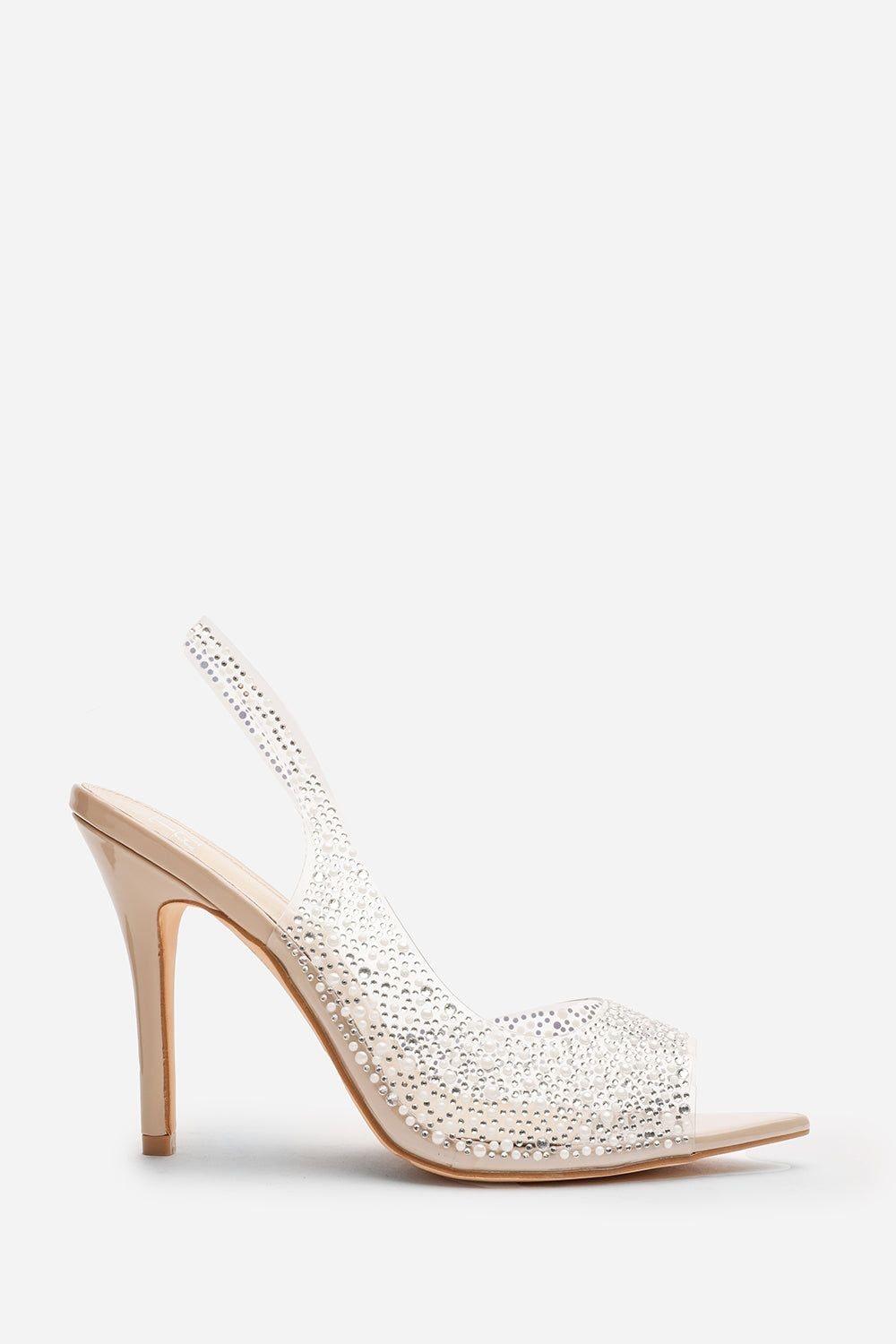 Where's That From 'Oriel' Crystal Embellished Heeled Sandals image 1