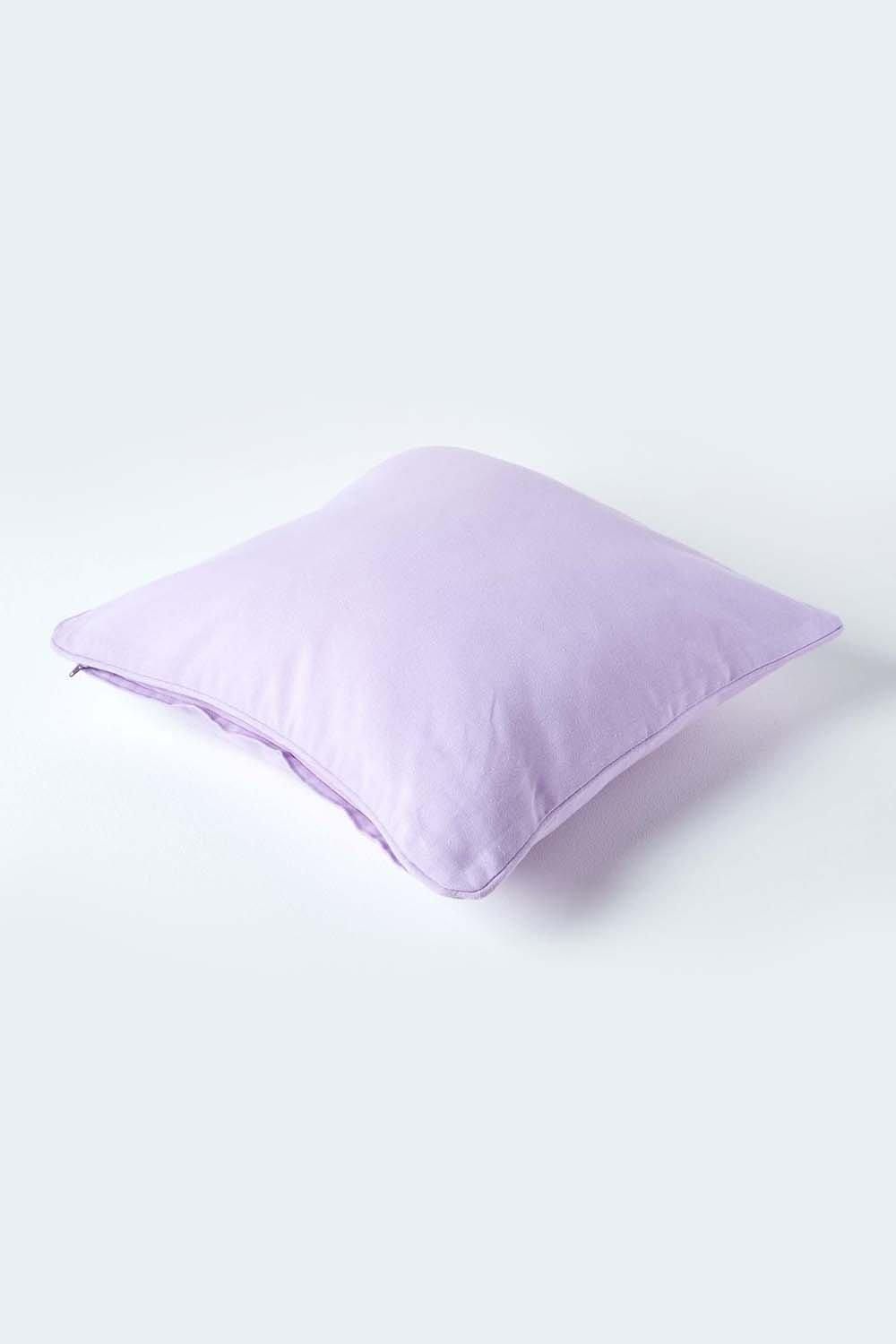 Homescapes Cotton Plain Cushion Cover image 3