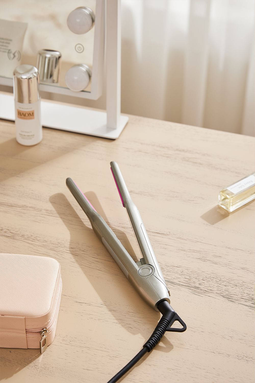 Living and Home 2 in 1 Hair Straightener and Curler LCD Temperature Control Dual Voltage Auto Shut Off,Professional Hair Straightener and Curler image 1