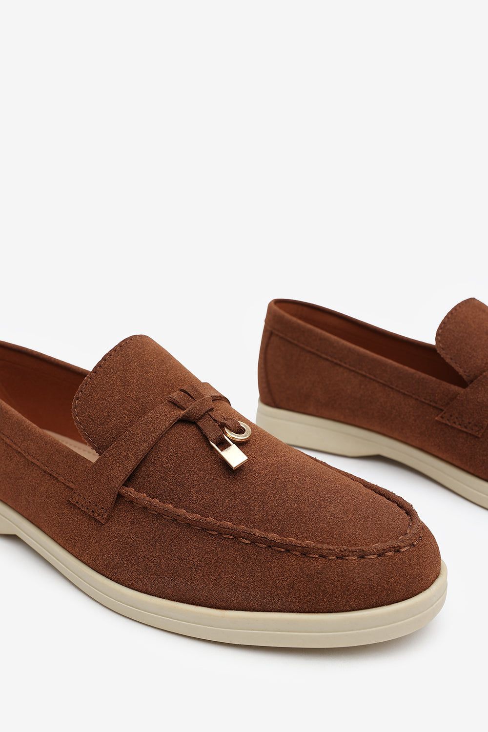 Where's That From 'Pegasus' Slip On Trim Loafers With Accessory Detailing image 4