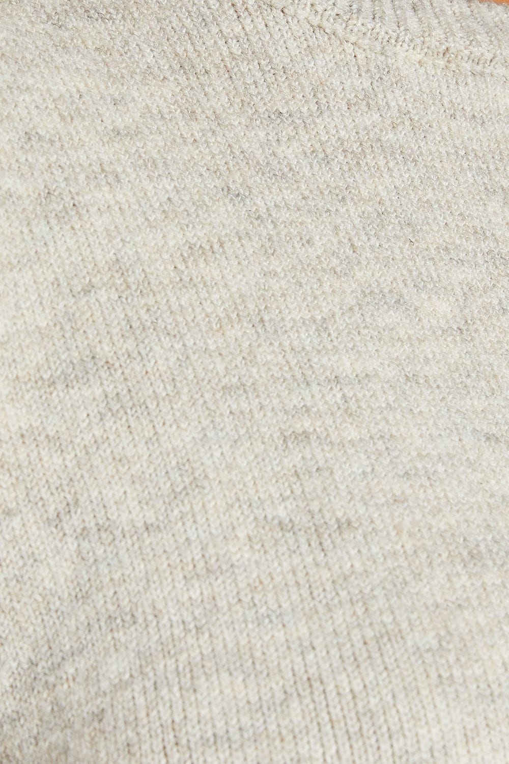 MissPap Premium Knitted Mohair Oversized Jumper Oatmeal image 5