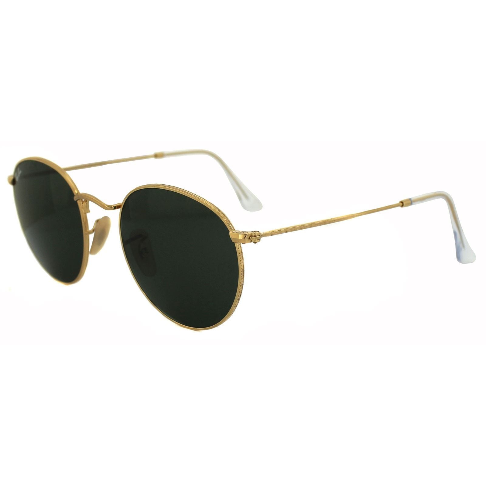 Ray-Ban Round Gold Green Sunglasses image 2