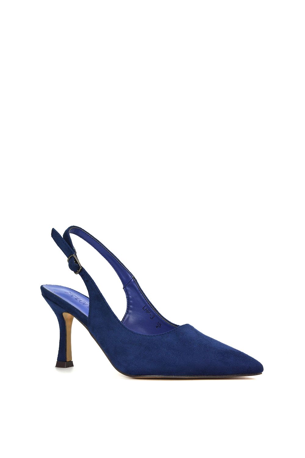 XY London 'Valerie' Stiletto High Heel Closed Toe Slingback Court Shoes image 2