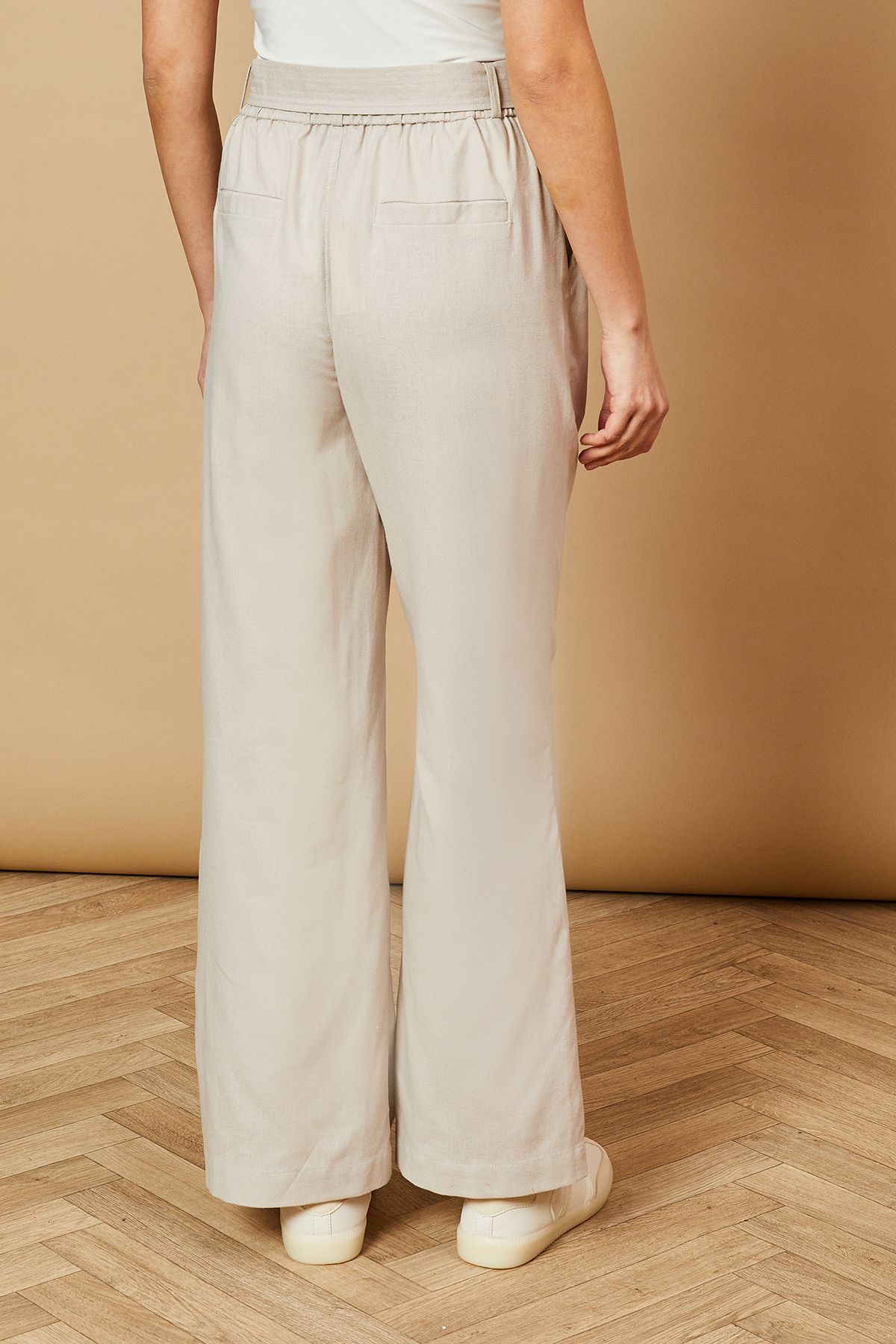 Oasis Paperbag Trouser Stone image 3