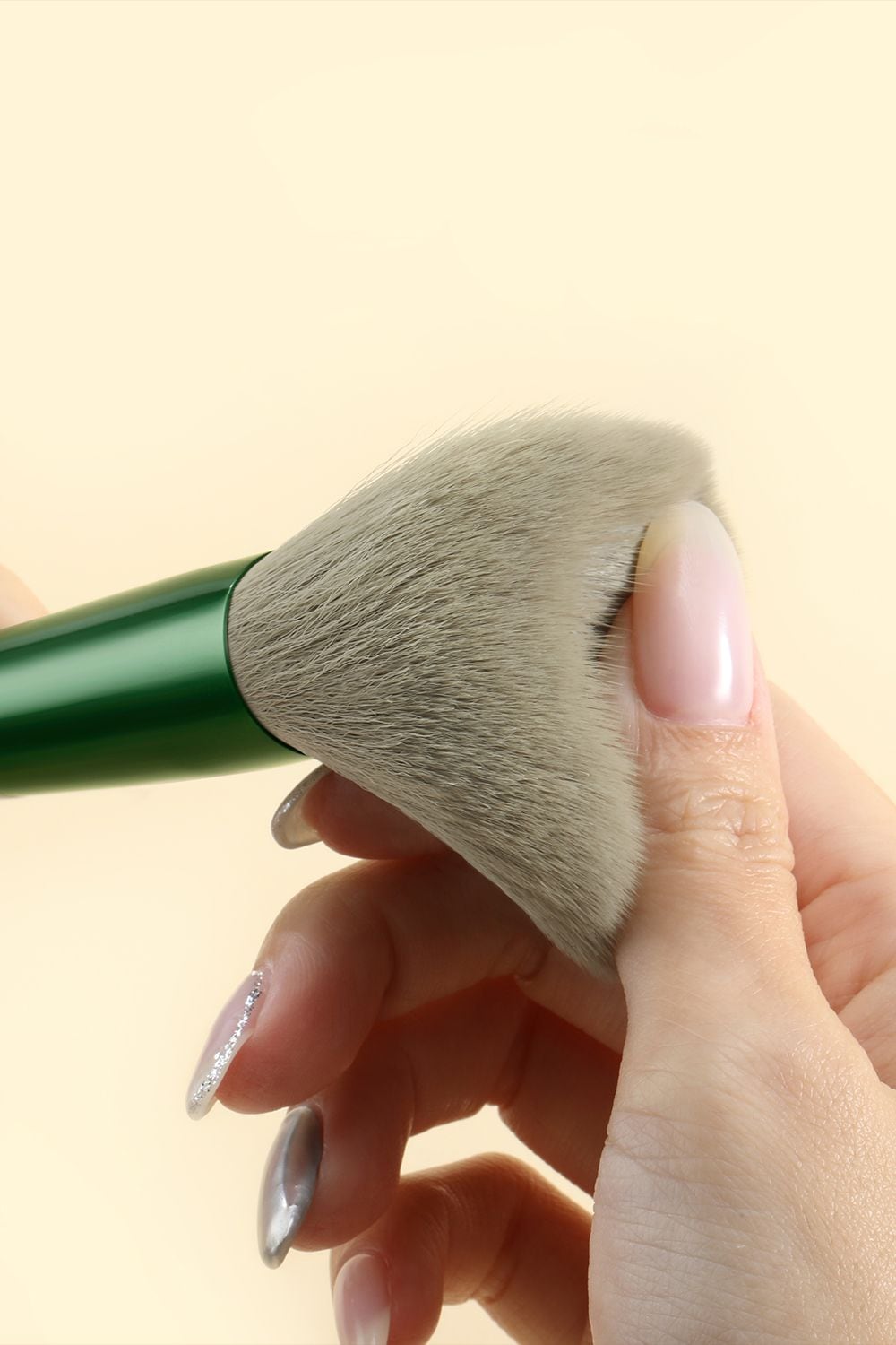 SHEONLY 14 Pcs "Sprout-Green" Professional Makeup Brush Set  With 2 Makeup Eggs image 4