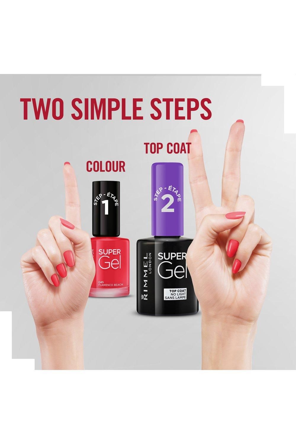 Rimmel London Super Gel Nail Polish Flamenco Beach image 5