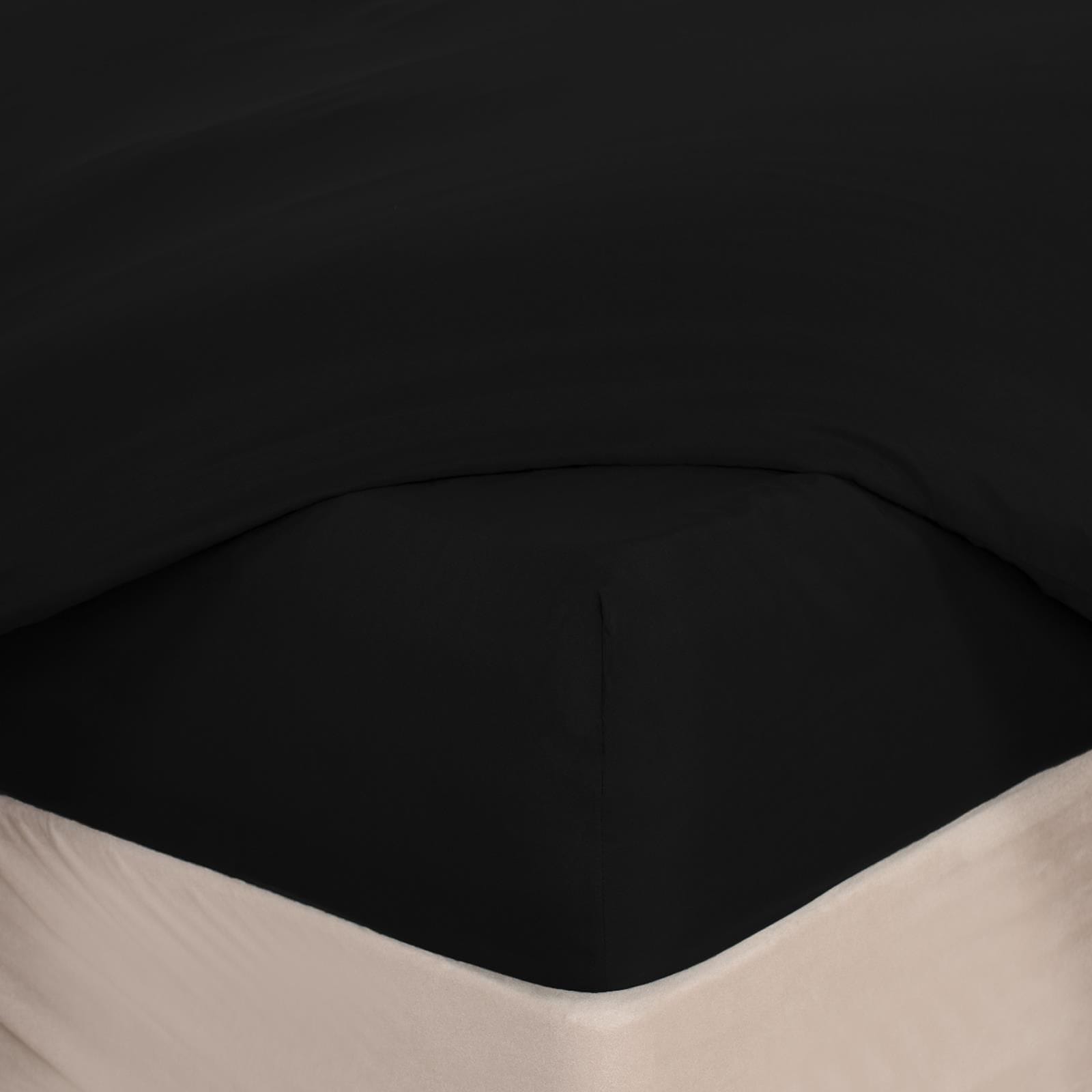 OHS Plain Bed Sheet Microfibre Deep Fitted Soft image 5