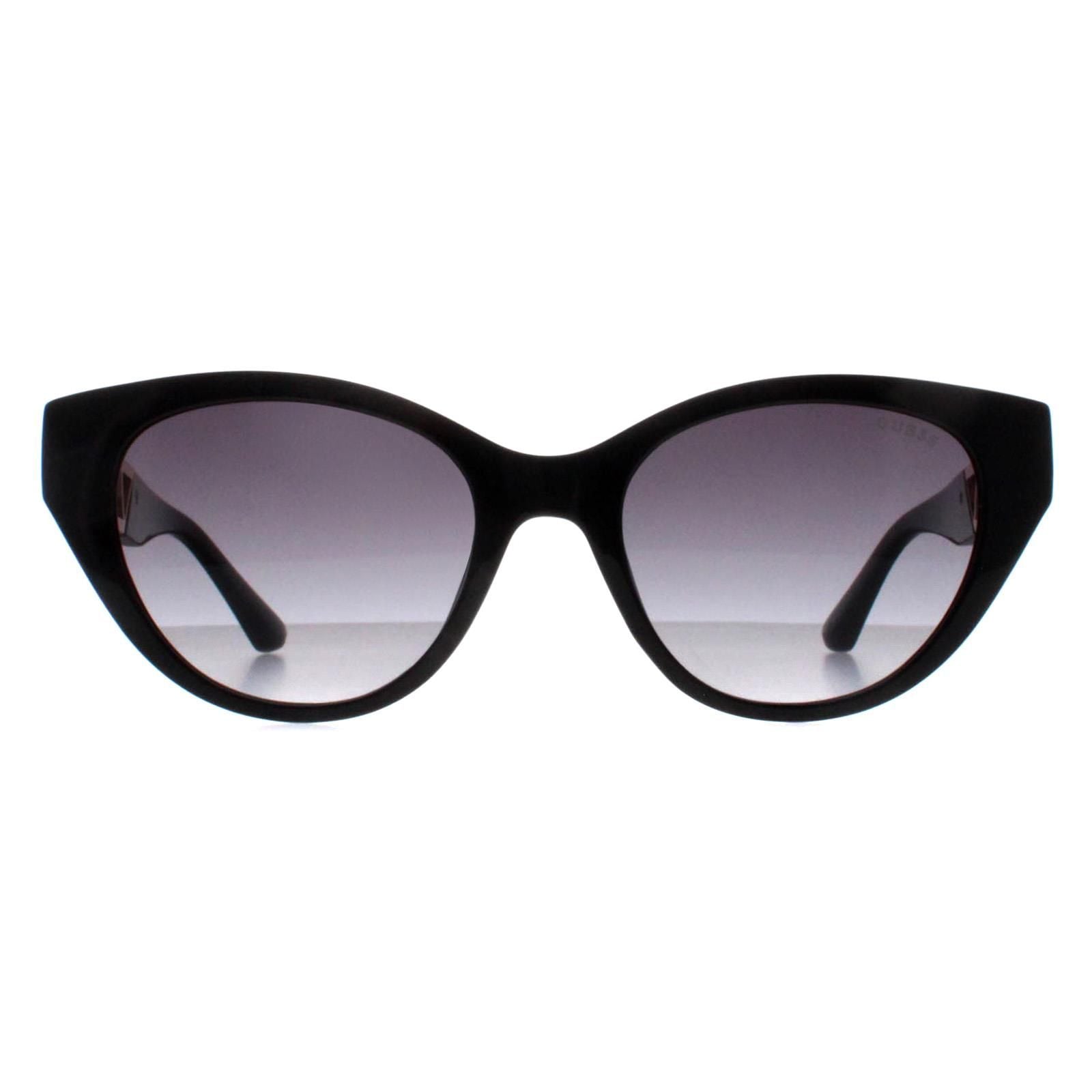 Guess Cat Eye Shiny Black Smoke Gradient GU7690 image 1