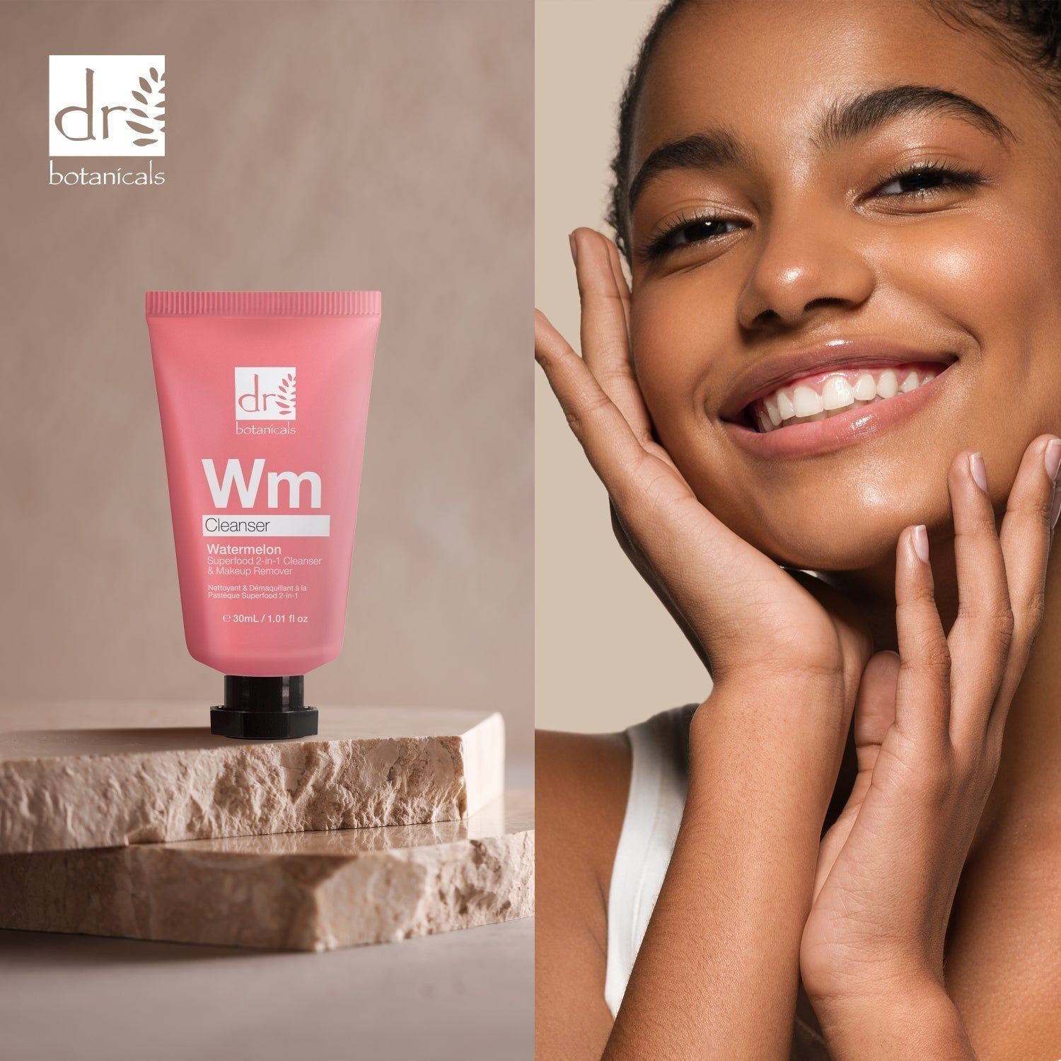 Dr. Botanicals Watermelon Superfood 2-In-1 Cleanser & Makeup Remover 30ml image 5