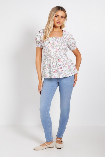 Dorothy Perkins Comfort Stretch Skinny Jeans Light Wash