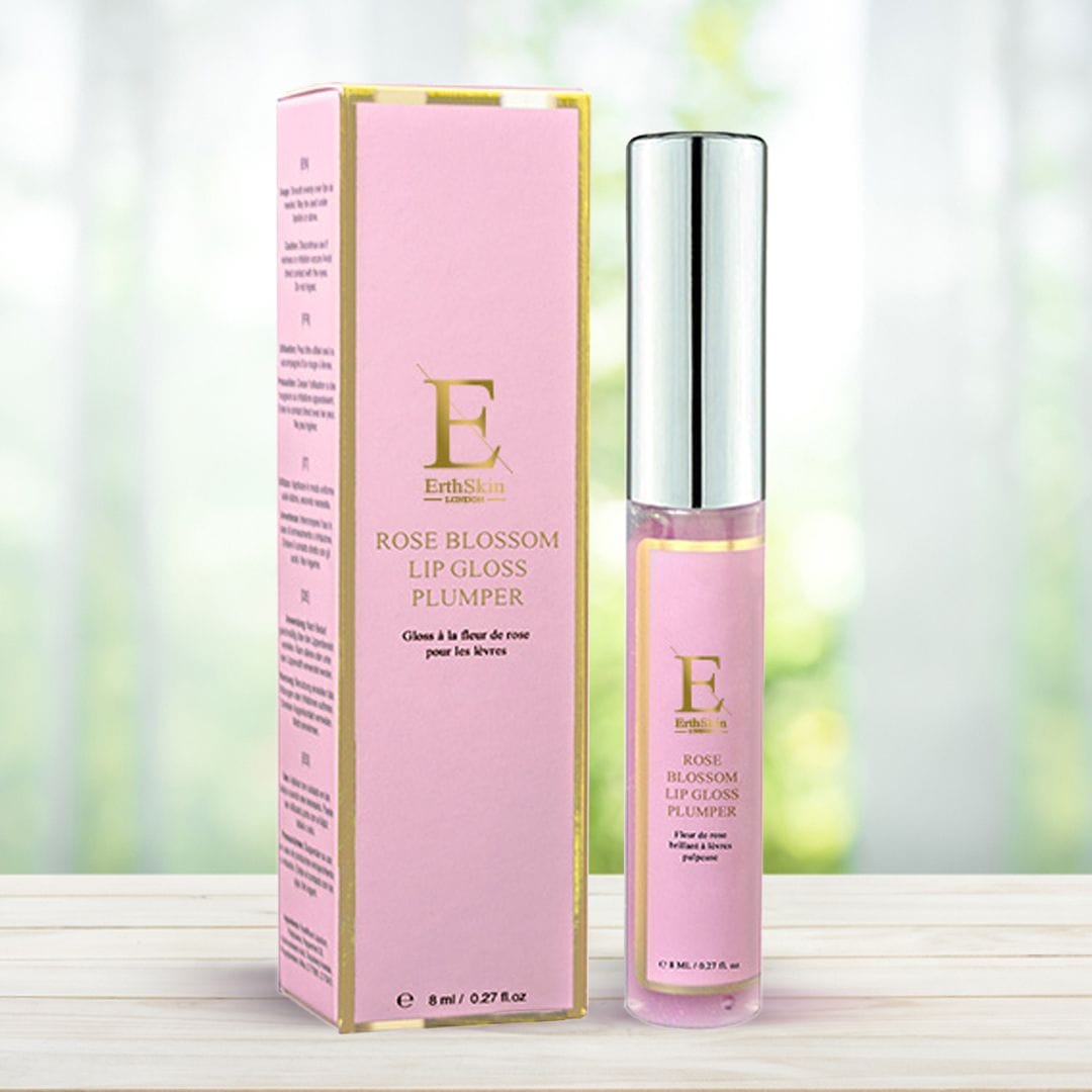 Erth Skin London Rose Blossom Lip Gloss Plumper 8ml image 2