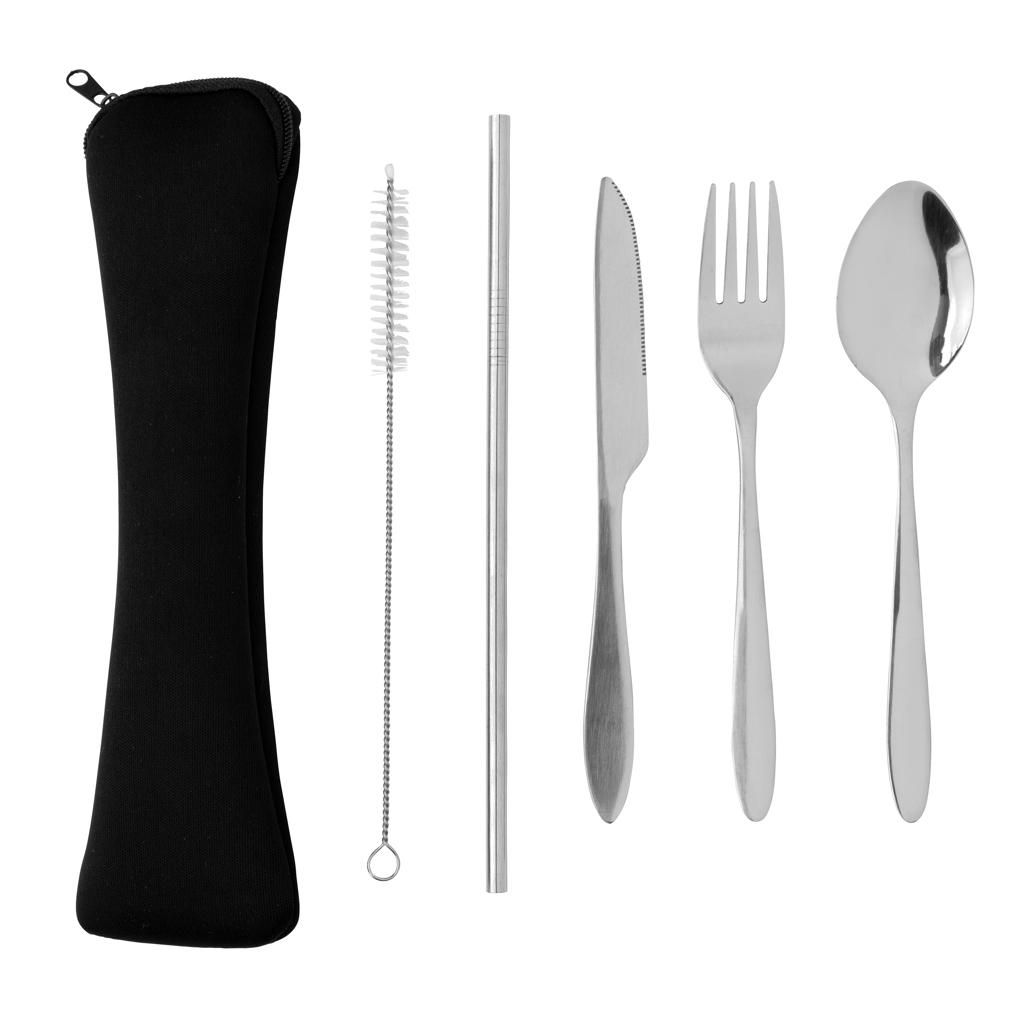 XD Design Reusable Stainless Steel Cutlery Set image 1