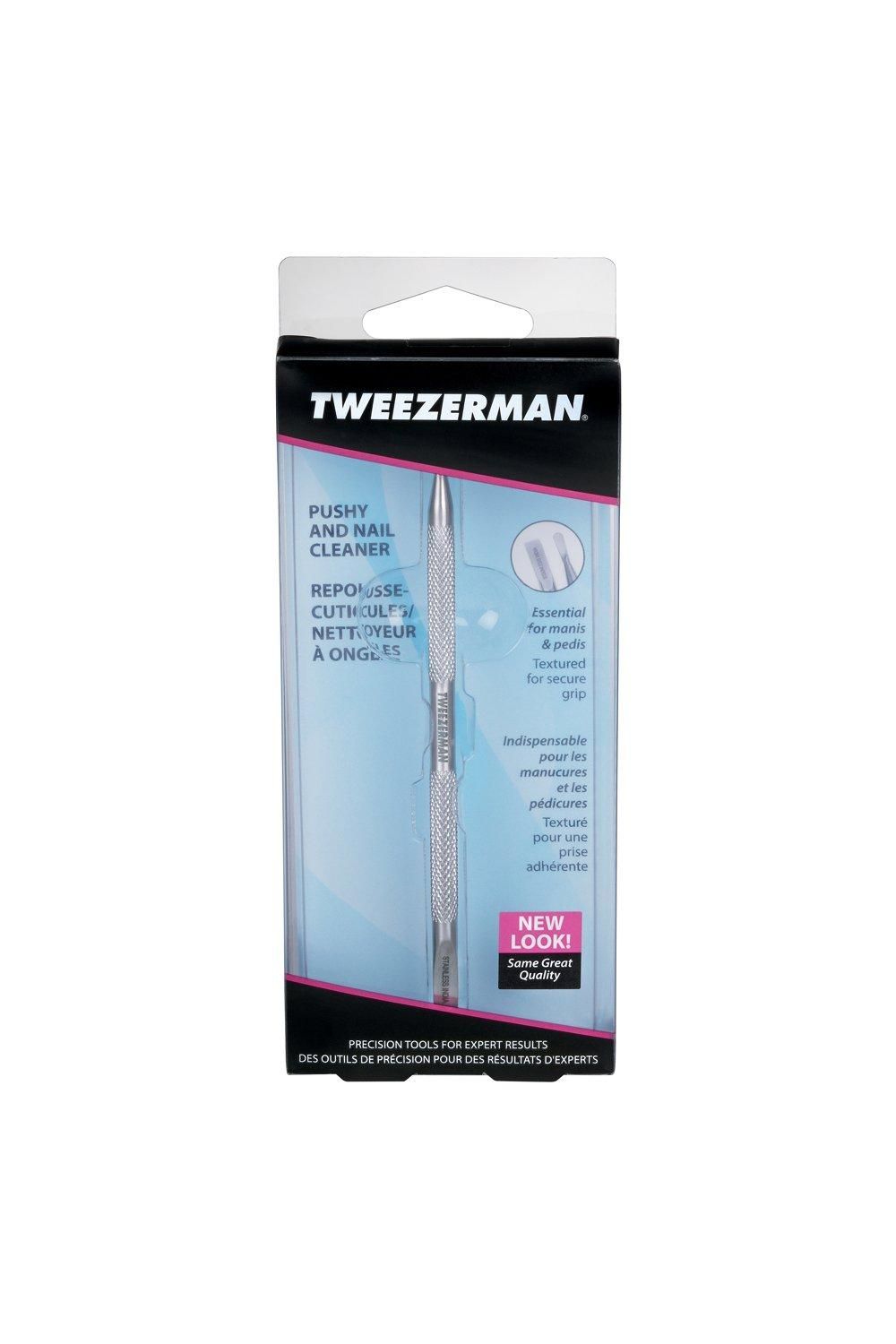 Tweezerman Pushy And Nail Cleaner Silver image 2