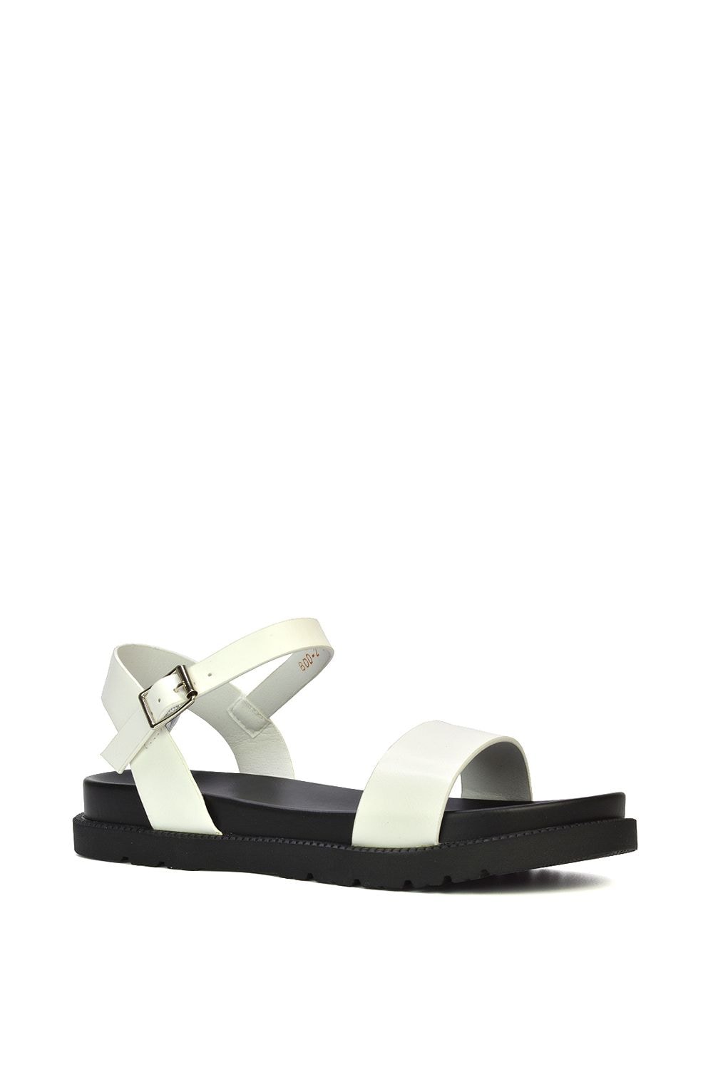 XY London 'Grace' Two Strap Open Toe Platform Sandal Shoes image 2