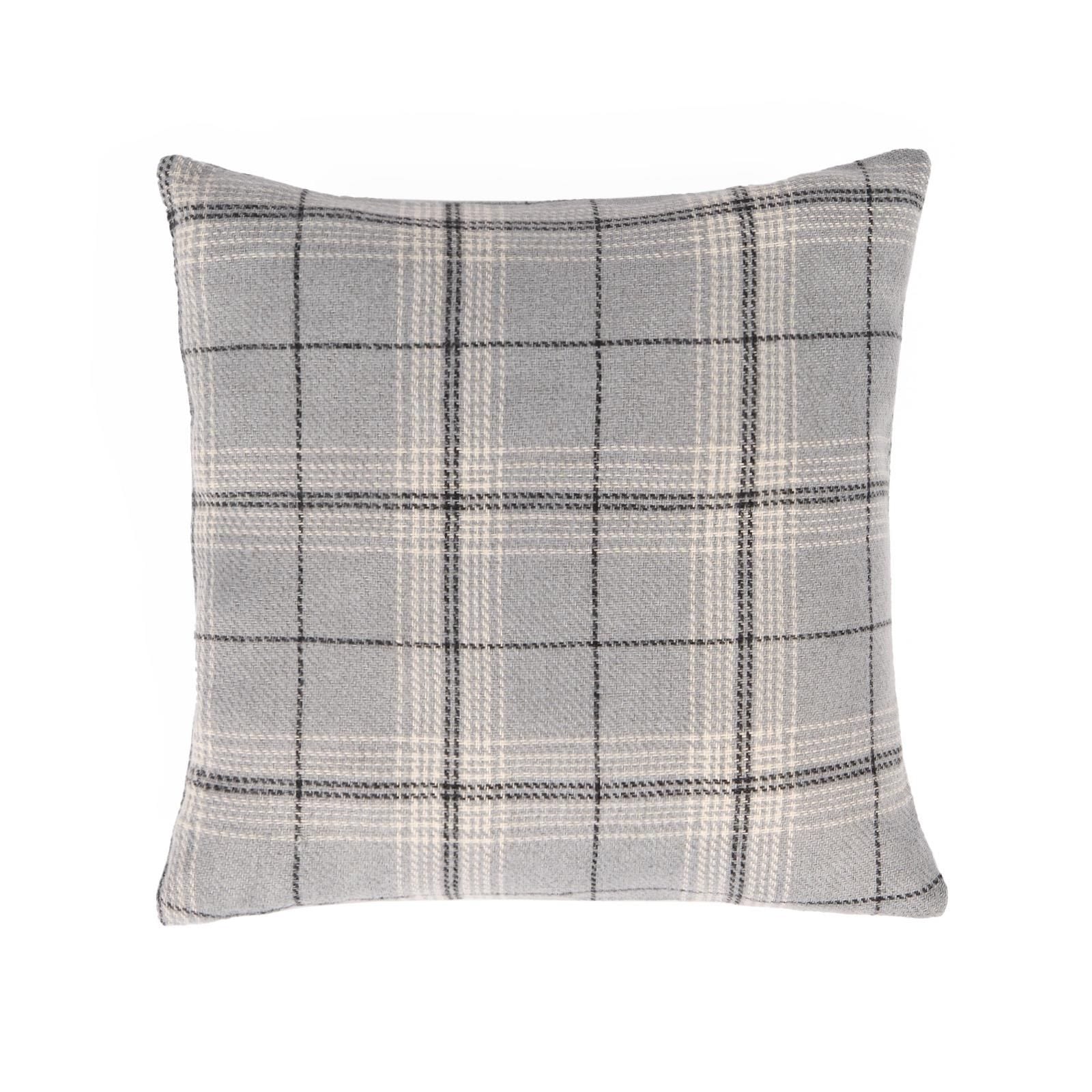 OHS 4 Pack Woven Check Cushion Covers Printed Soft image 6