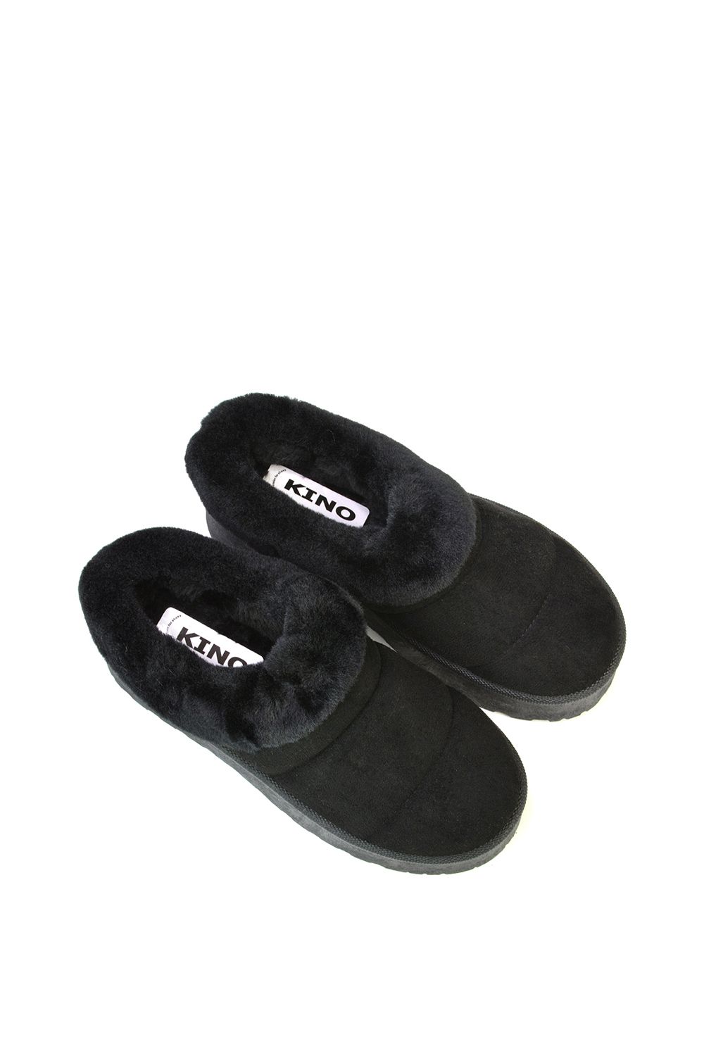 XY London 'Laylin' Faux Fur Platform Slipper Micro Ultra Mini Boots image 2