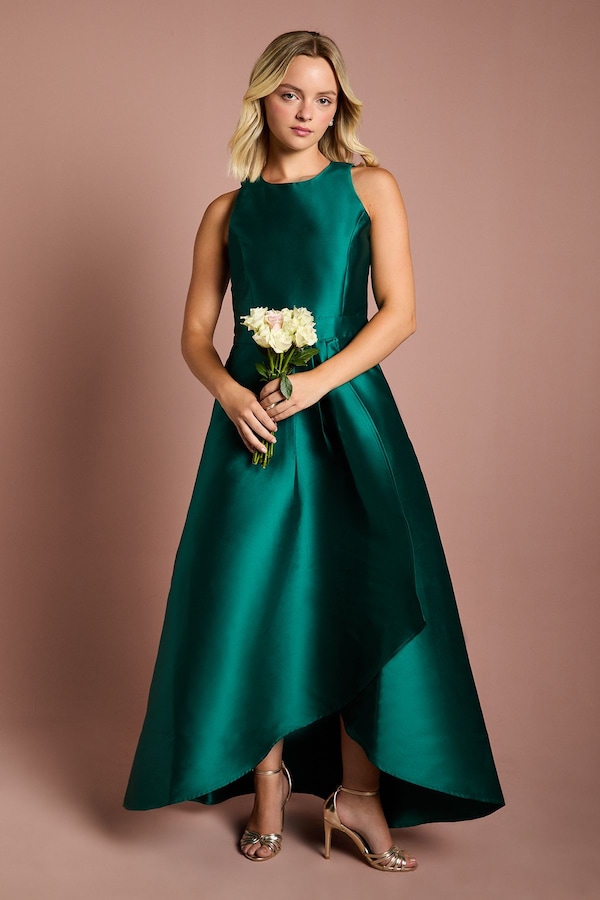 Coast Teen Coast Waterfall Bridesmaid Dress Emerald