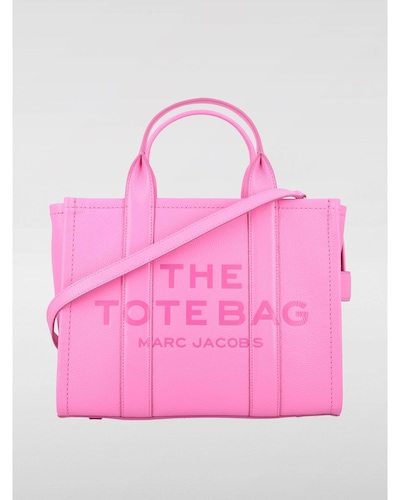 Marc Jacobs Tote Bag Handbag Leather Wo - Baby Pink