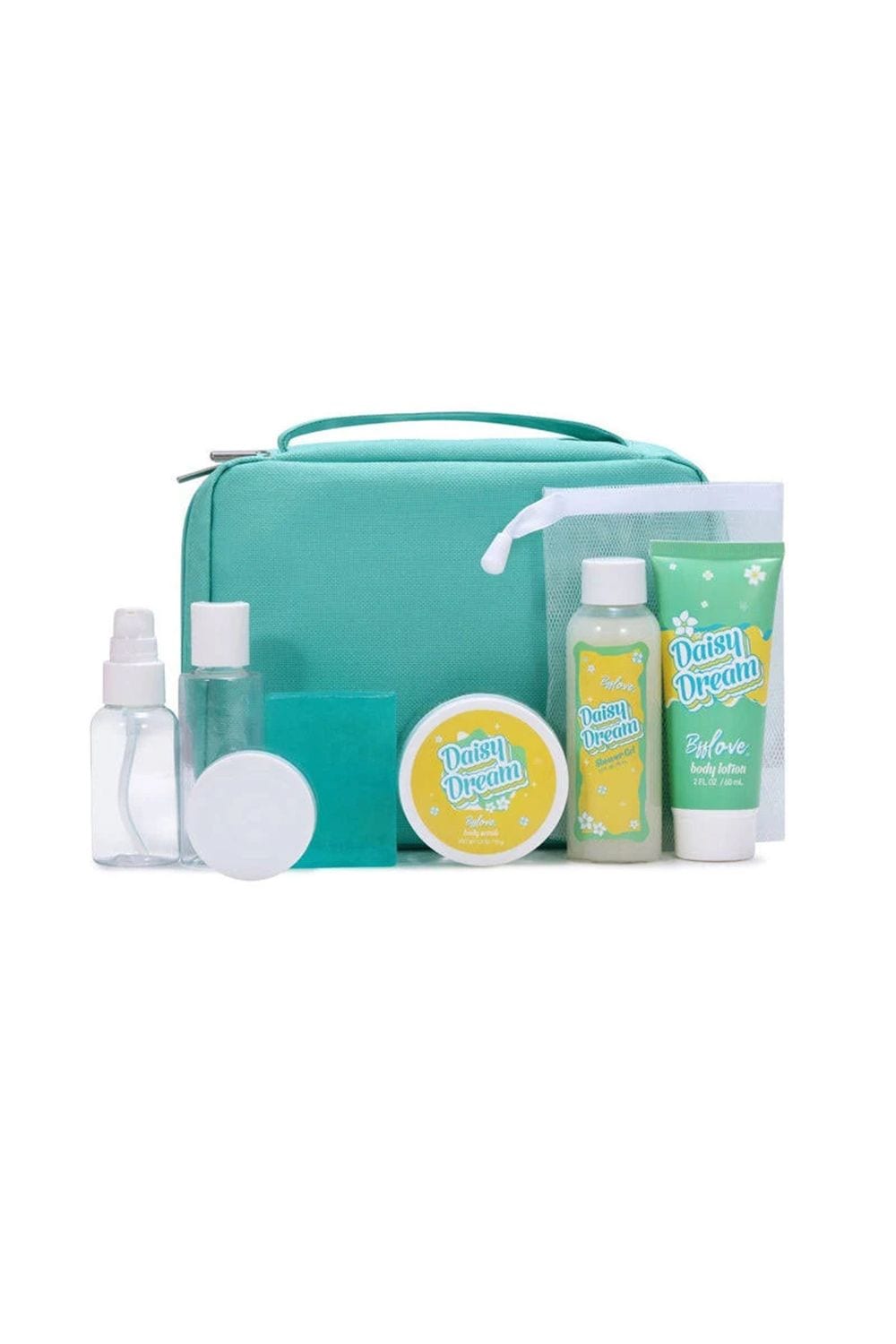 Living and Home 9Pcs Spa Gift Baskets Daisy Scent Toiletry Set Summer Travel Skincare Kit image 5