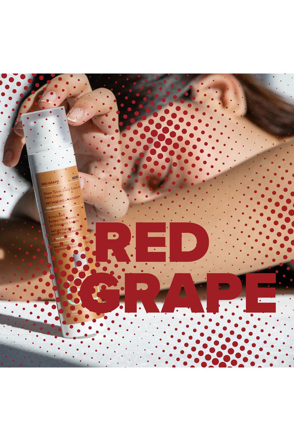 Korres Red Grape Sunscreen Face Cream Tinted SPF50 50ML Multi image 10