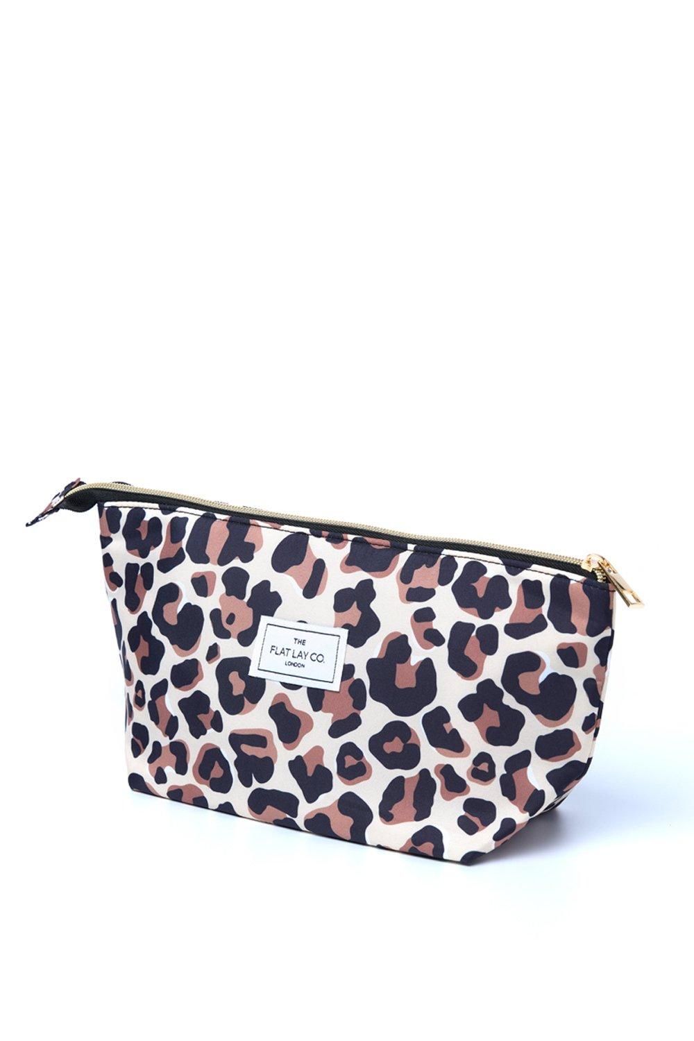 The Flat Lay Co Essential Pouch in Leopard Multi image 2