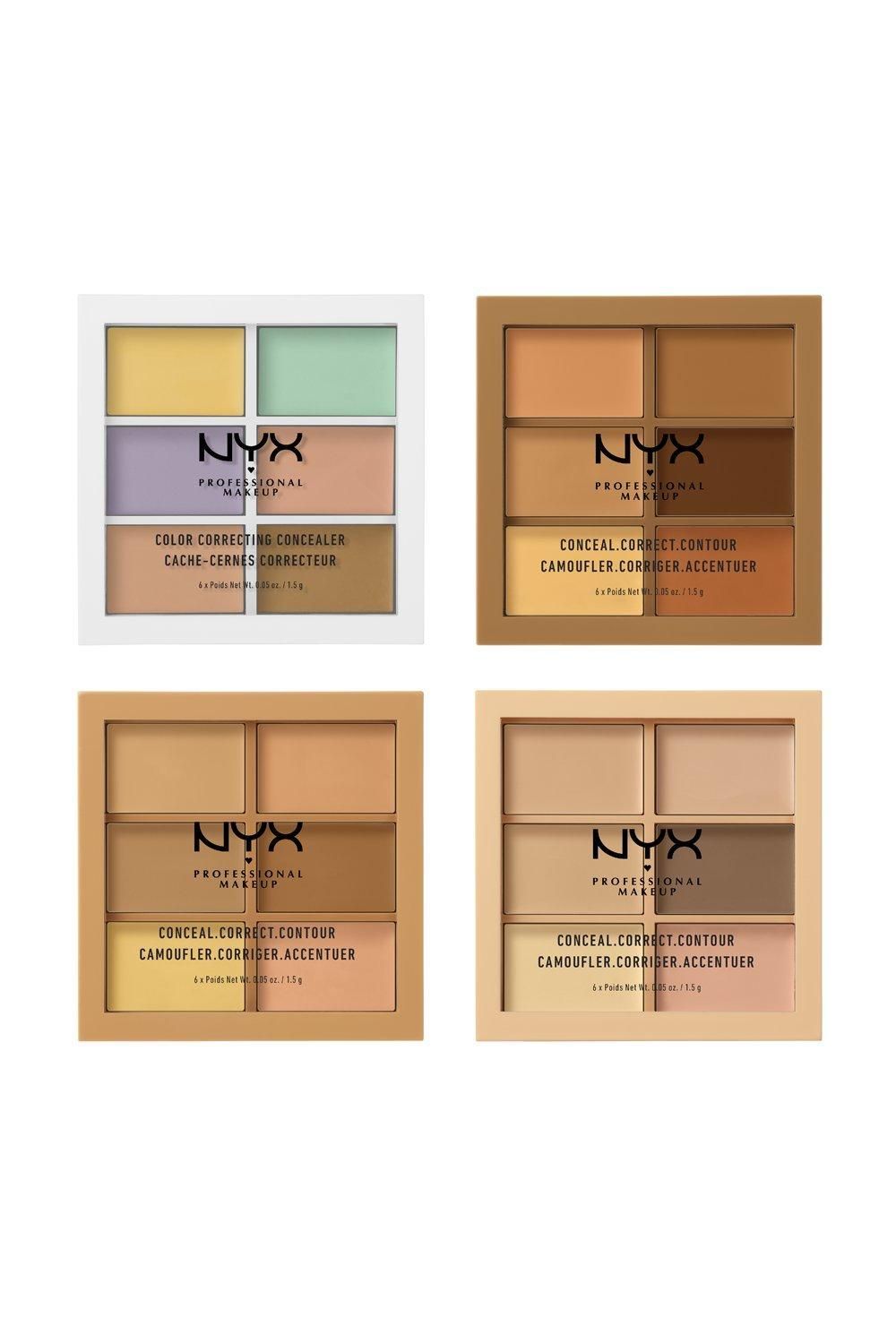 NYX Professional Makeup Conceal, Correct, Contour Palette Light image 5