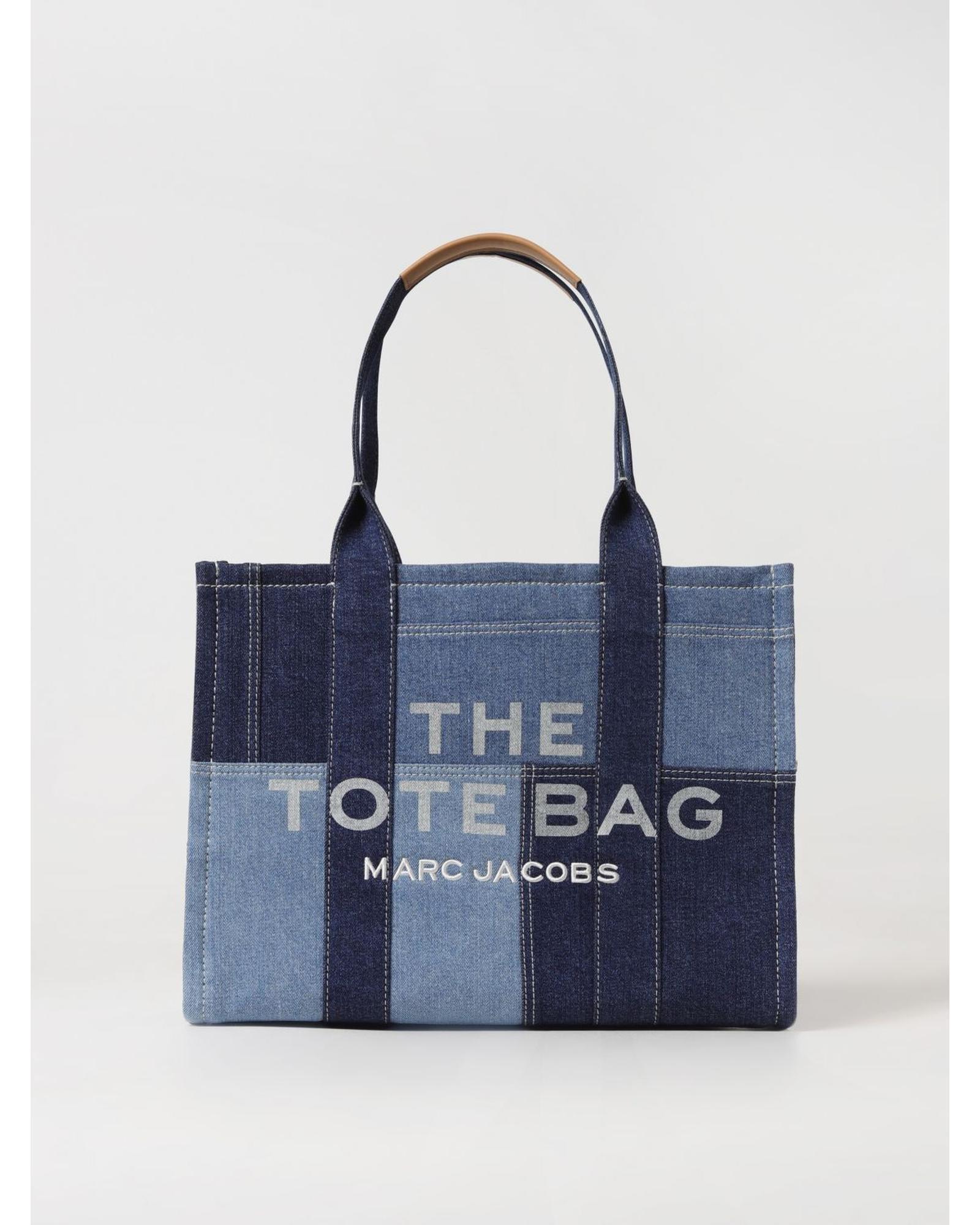 Marc Jacobs Patchwork Denim Tote Bag Wo - Blue image 1