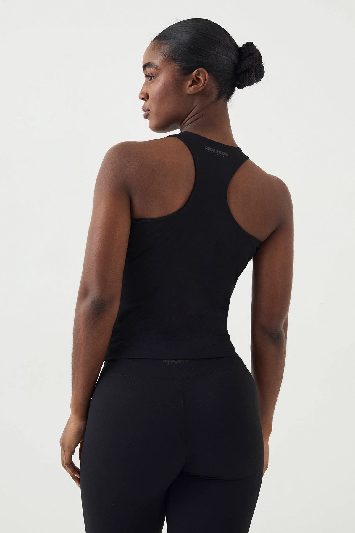 DSGN Studio DSGN Studio Ultra Sculpt Racer Back Padded Vest Top Black image 2