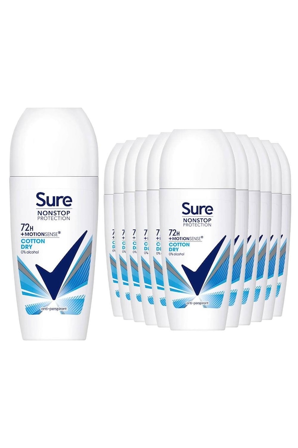 Sure Women Motion Sense 'Antiperspirant Deodorant' Roll-on 72H 50ml, 12pk