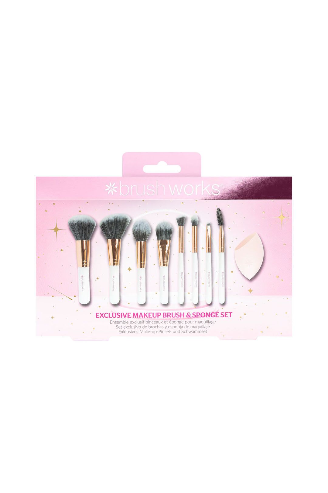 Brushworks Exclusive Makeup Brush and Sponge Set Misc image 1