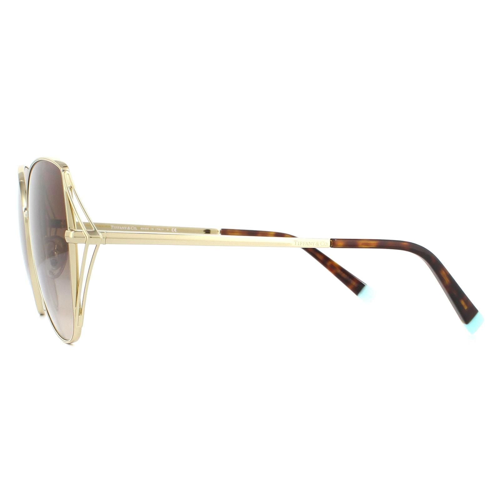 Tiffany Fashion Pale Gold Brown Gradient Sunglasses image 3