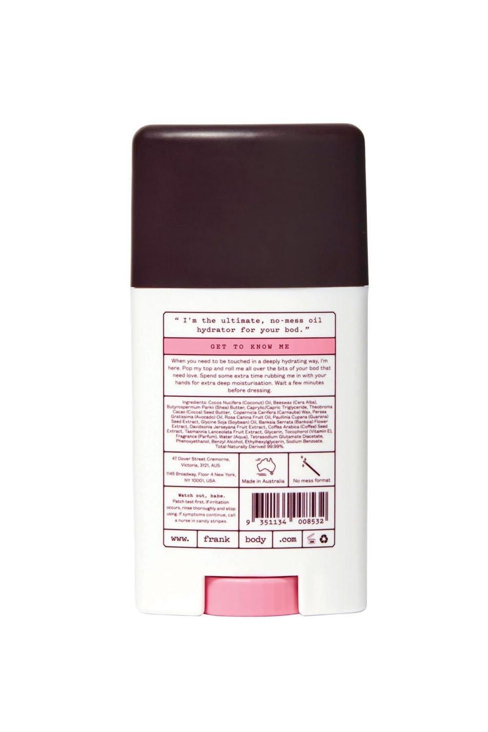 Frank Body Glide 'N' Go Body Oil Stick 70g Multi image 3