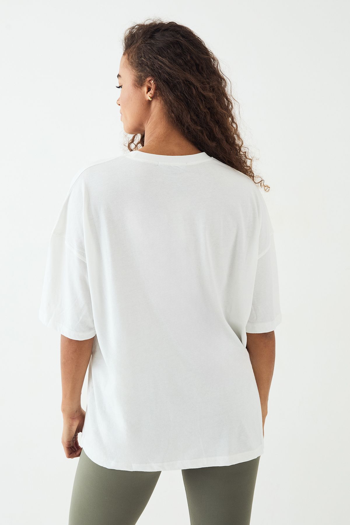 DSGN Studio DSGN Studio Applique Oversized T-shirt White image 2