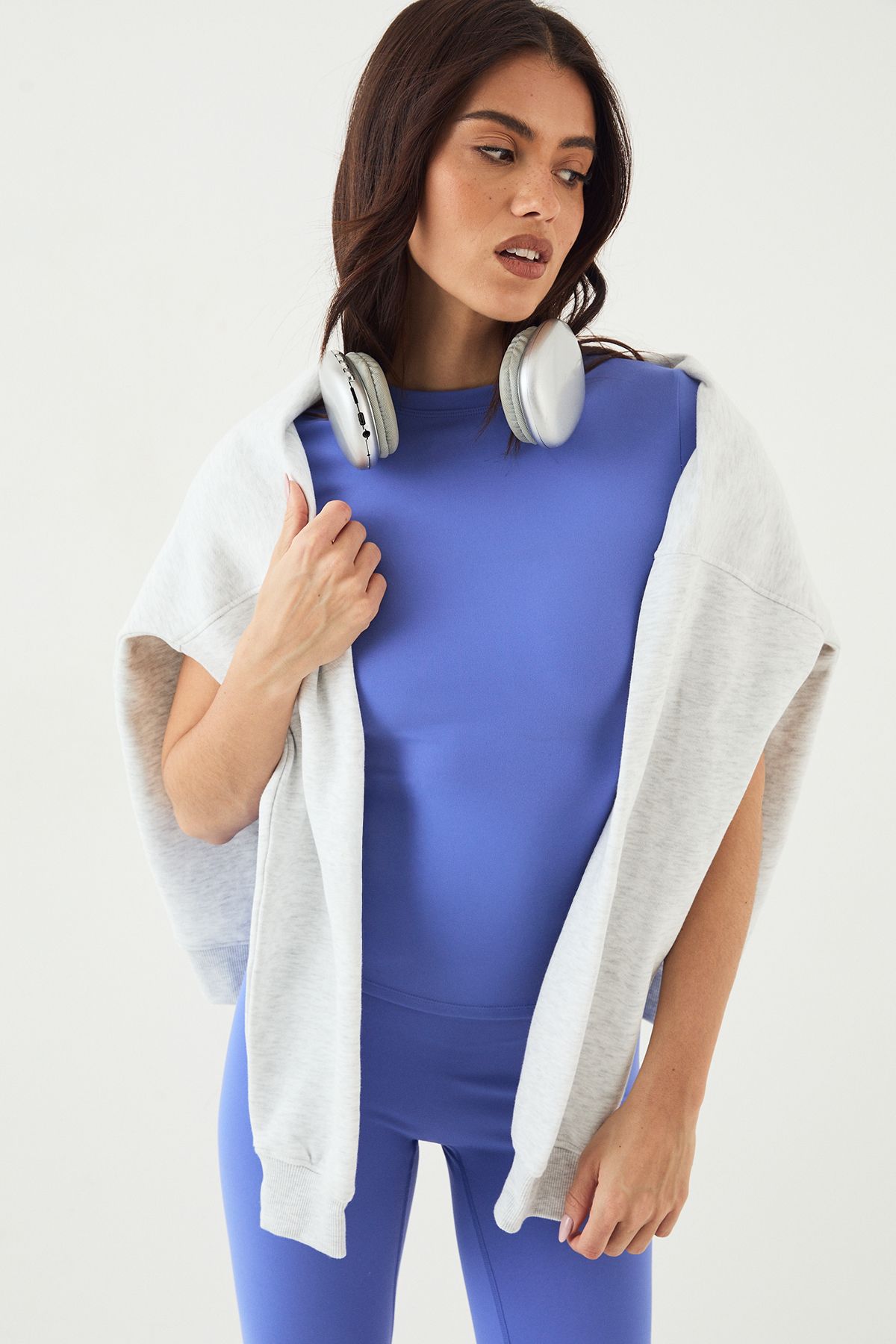 DSGN Studio DSGN Studio Ultra Sculpt Short Sleeve Top Cornflower image 3