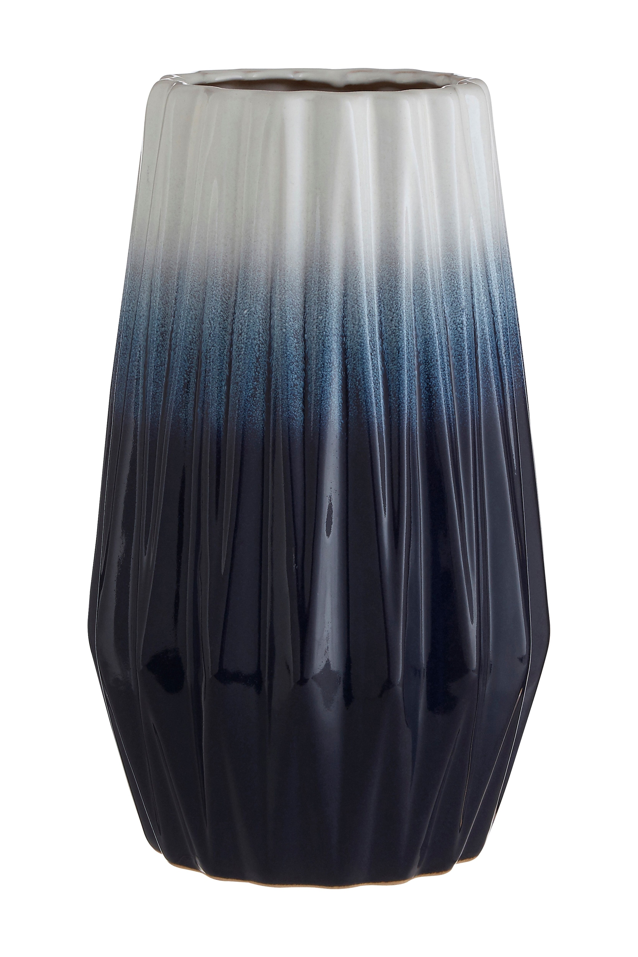 Orsina Sleek And Sturdy Small Ceramic Vase, Robust Pottery Vase, Decorative Vase For Artificial Flowers image 1