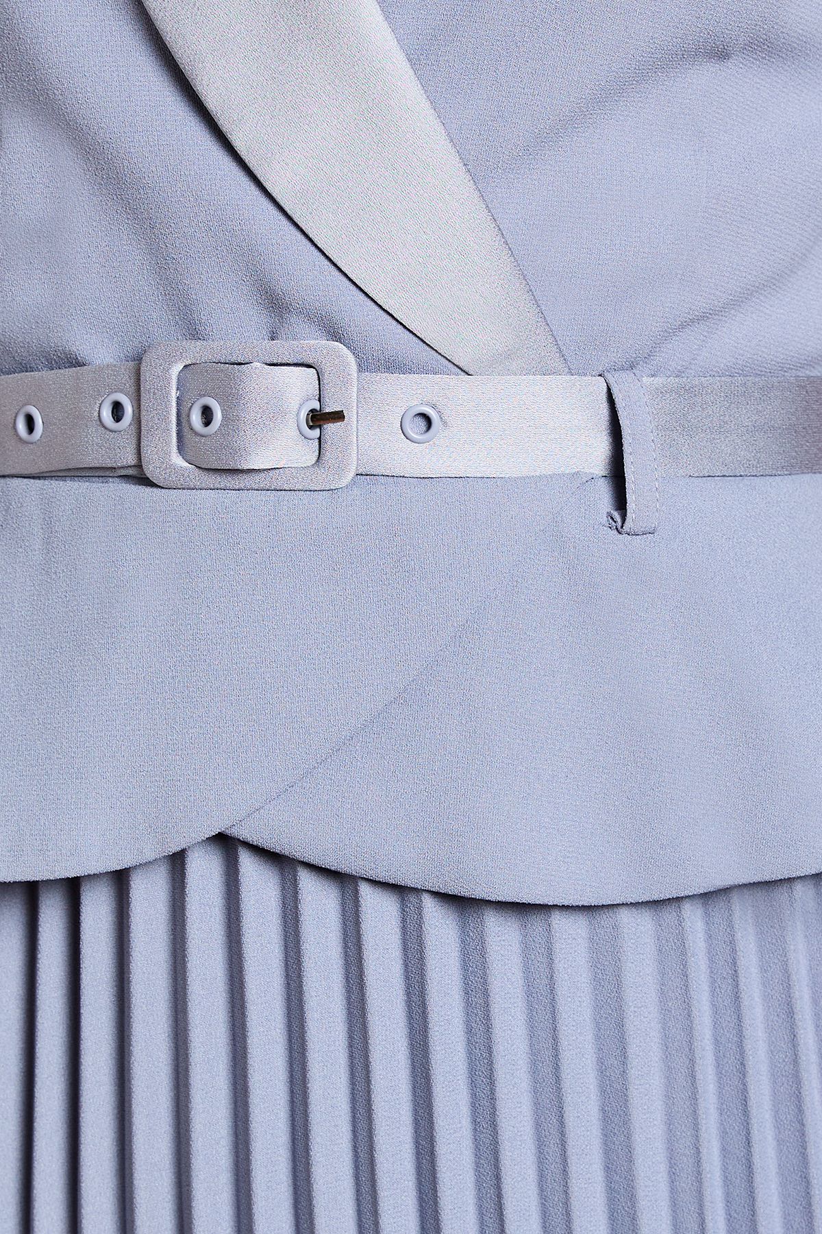 Coast 2 in 1 Dress With Pleated Skirt Blue image 5