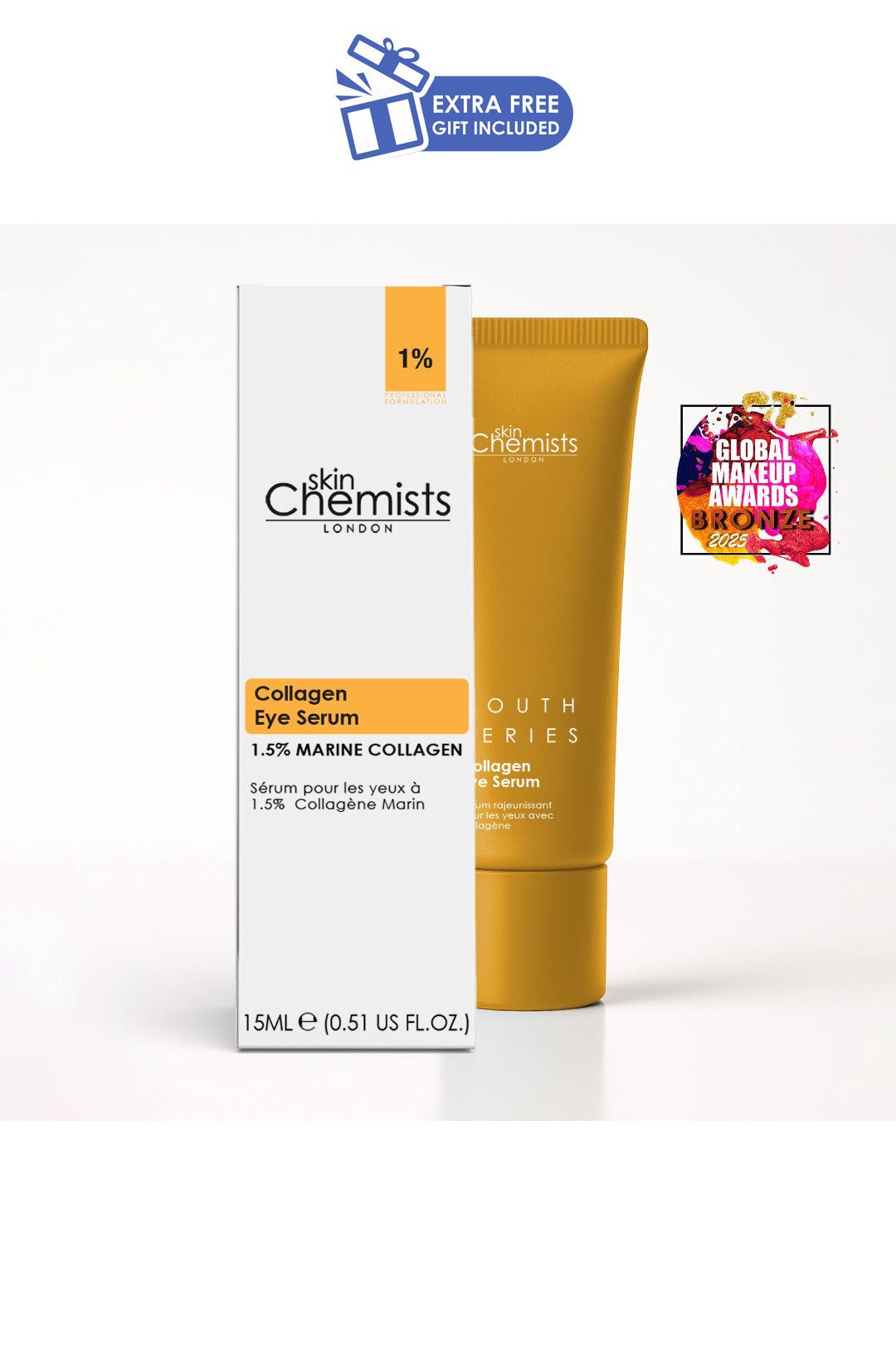 skinChemists Collagen Eye Serum 15ml image 1