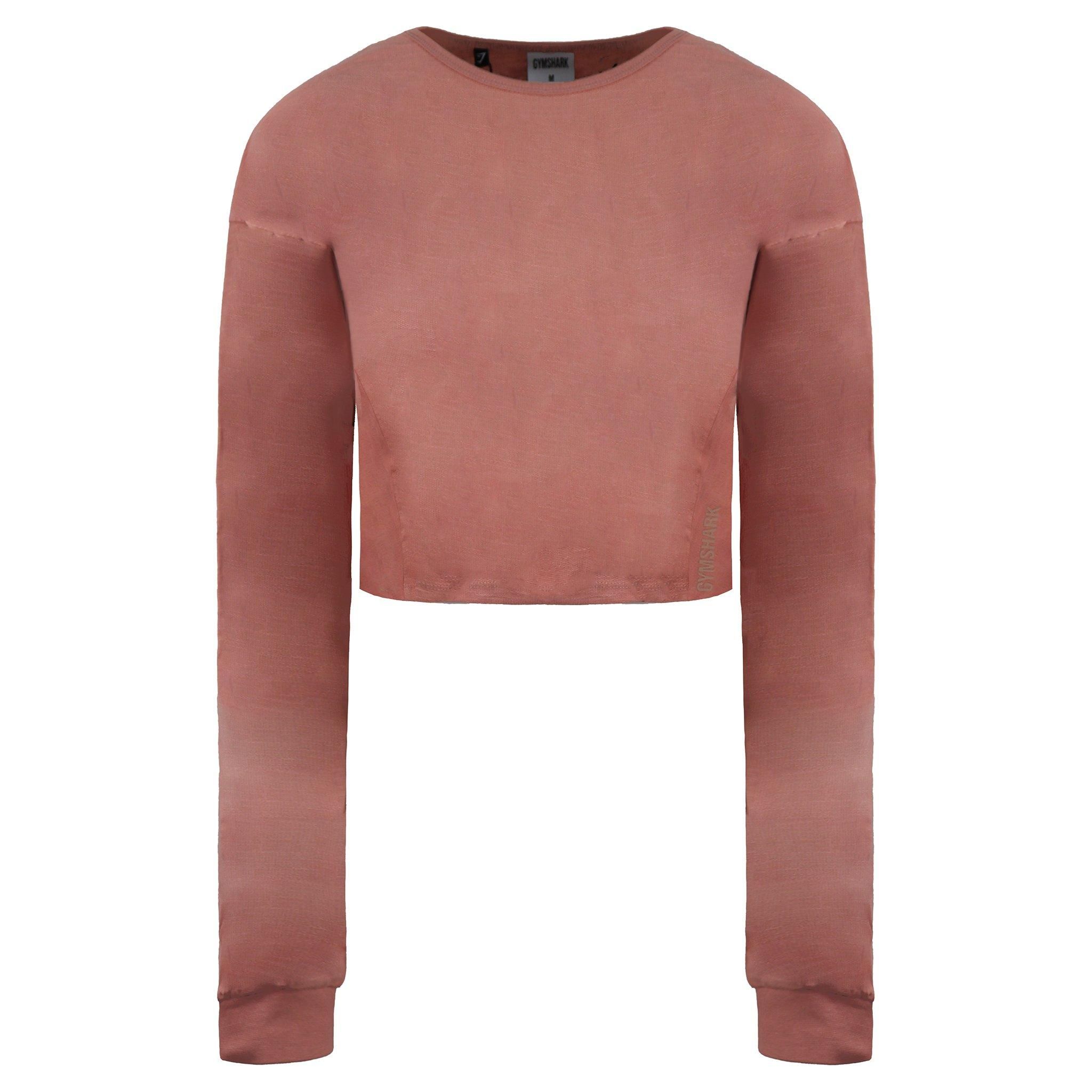 Gymshark Long Sleeve Light Pink  Crop Top image 1