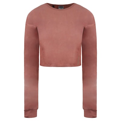 Gymshark Long Sleeve Light Pink Crop Top