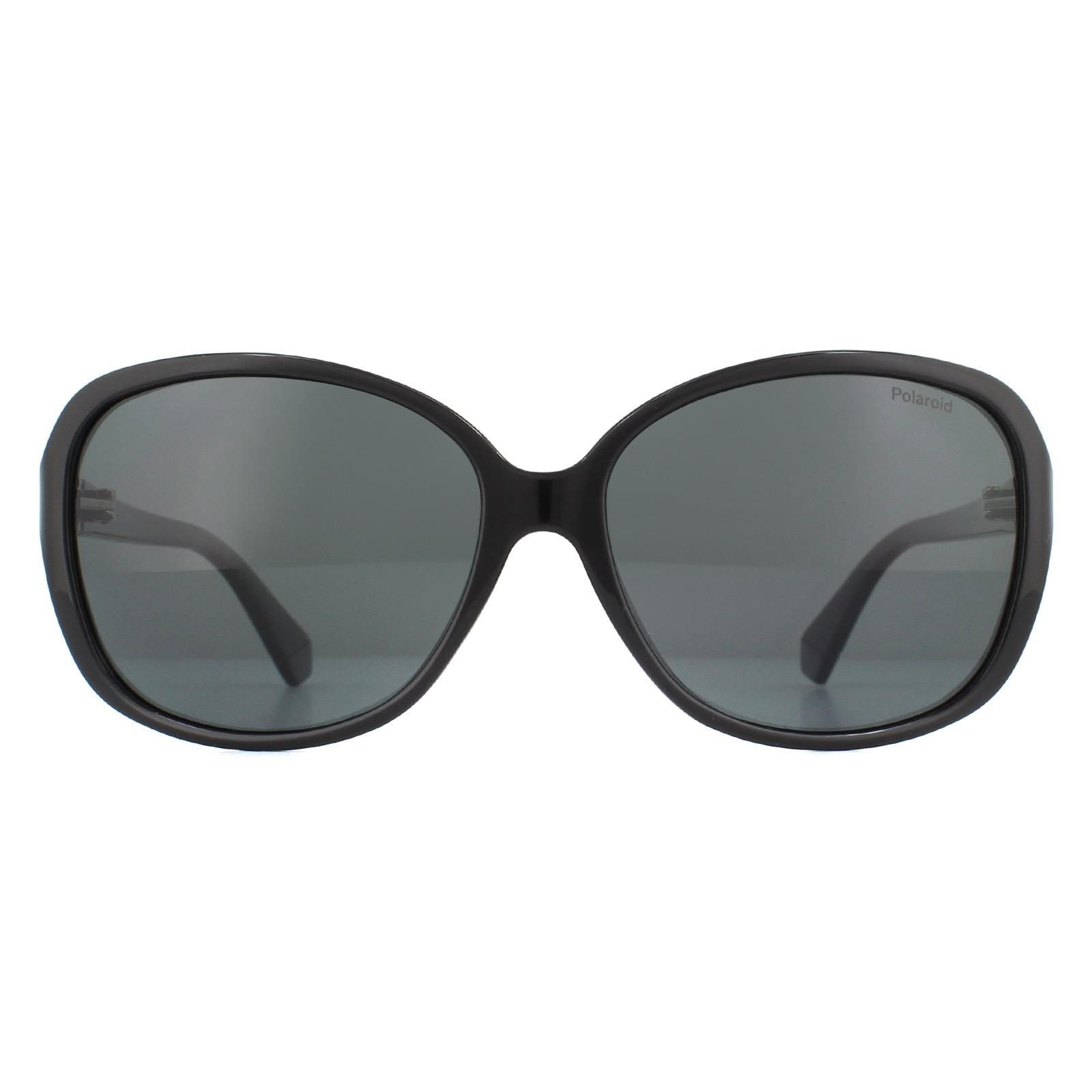 Polaroid Fashion Black Grey Polarized Sunglasses image 1