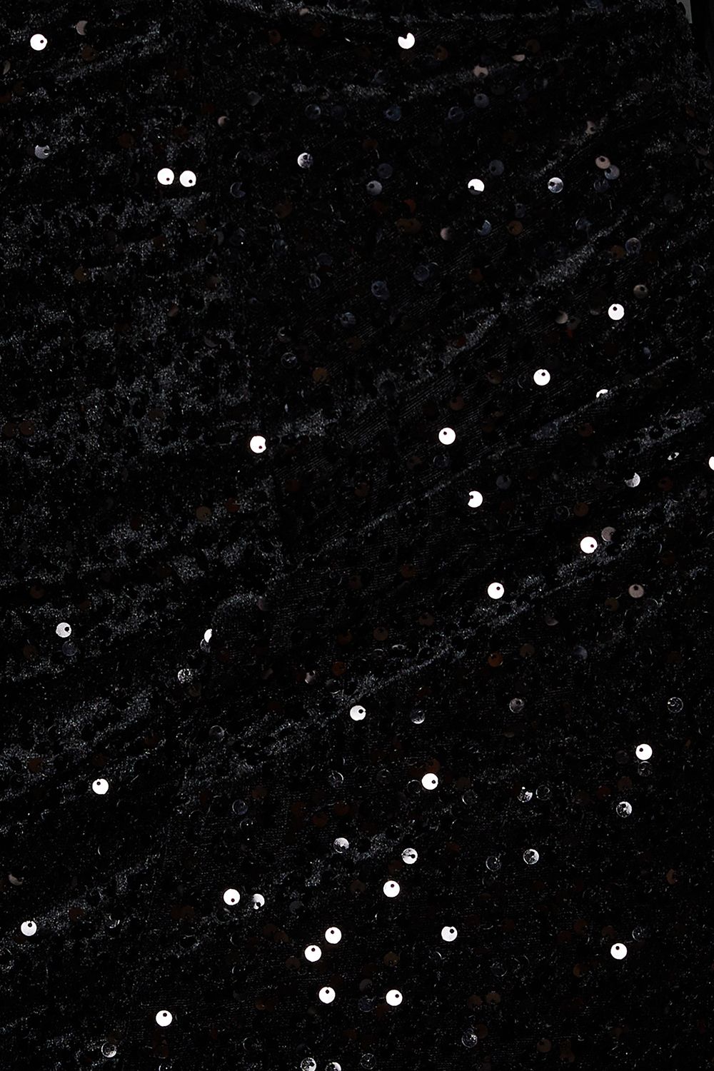 Dorothy Perkins Tall Velvet Sequin Mini Skirt Black image 5