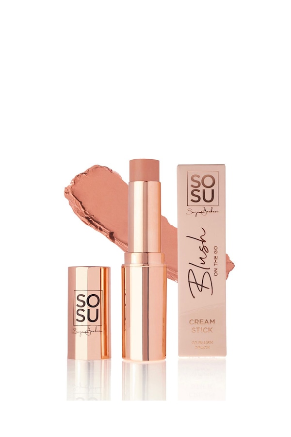 SOSU Cosmetics Blush on the Go Cream Stick Blusher 7.2g Peach
