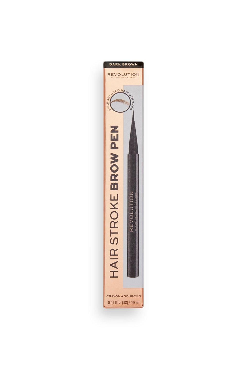 Revolution Hair Stroke Brow Pen Dark Brown image 4