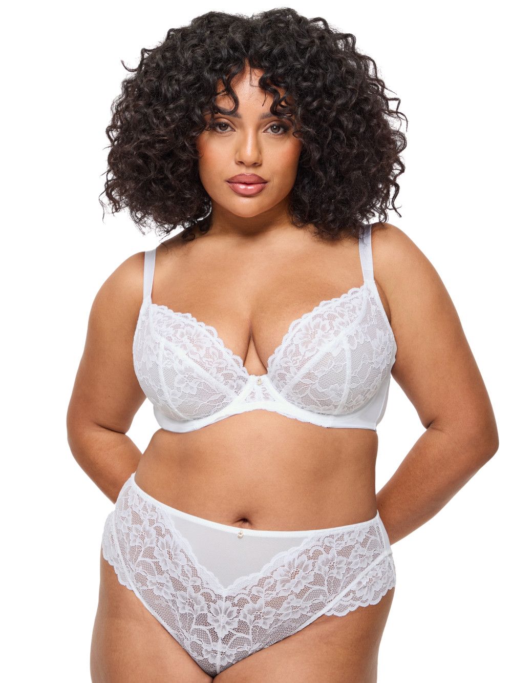 Ann Summers Sexy Lace Non Padded Fuller Bust Plunge Bra 2 Pack image 5