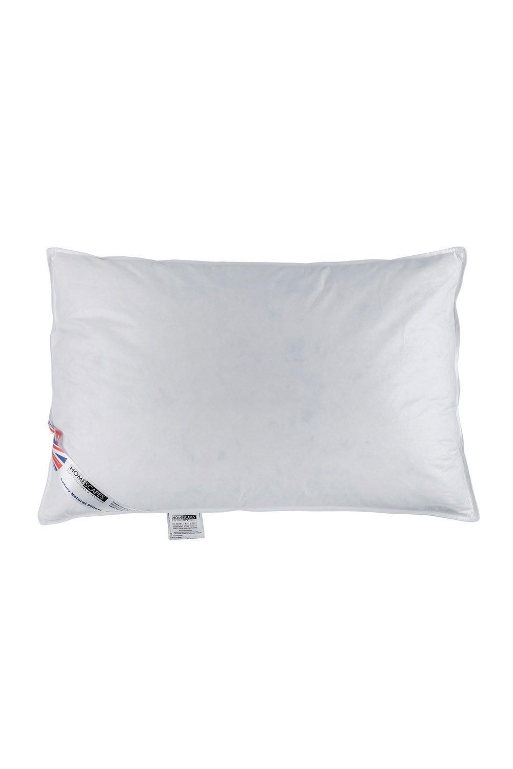 Homescapes Goose Feather & Down Camomile Pillow with Dried Camomile Insert image 3