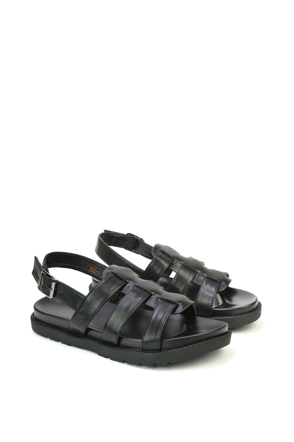 XY London 'Gayna' Cleated Sole Strappy Open Toe Gladiator Platform Sandals image 5