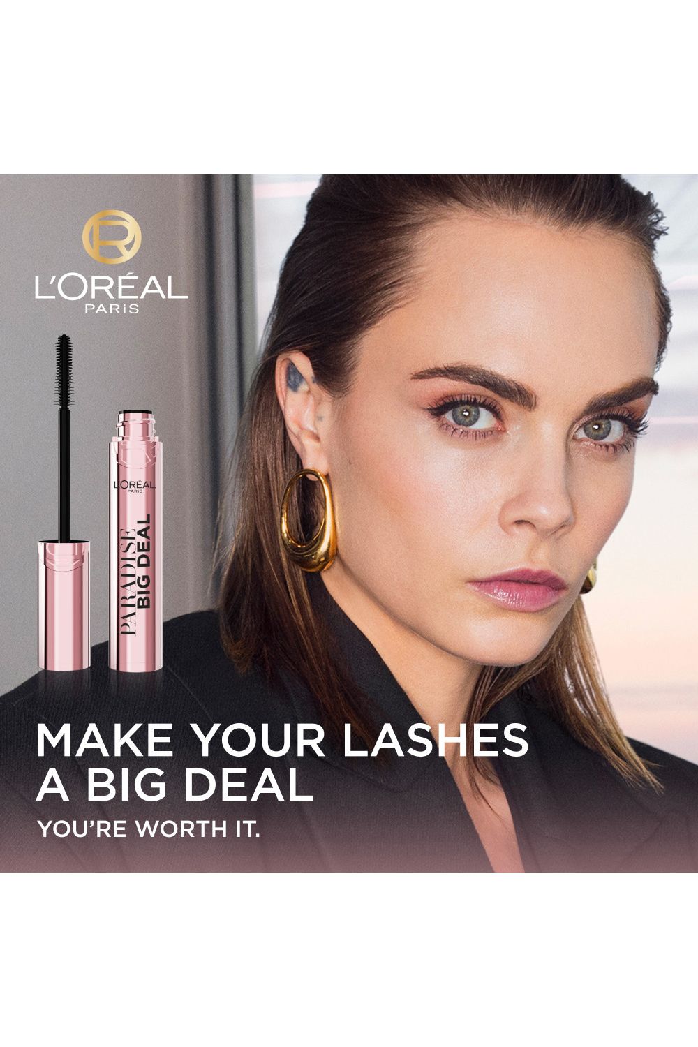 L'Oréal Paris Paradise Big Deal Volumising Mascara Black image 2